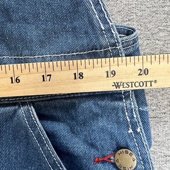 NWT Hisea Denim Carpenter Bib Overalls Men’s 38x32 Workwear - Picture 7 of 16